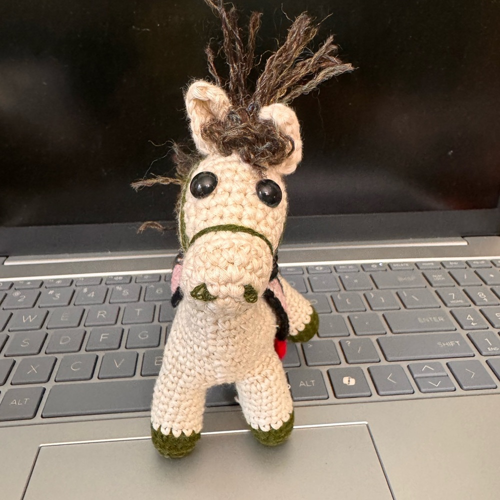 Handmade Crochet Horse Toy